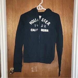 Vintage Hollister navy blue hoodie with zipper new with tags